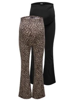 Hot OLMLOVELY Flared fit Leggings Dame Bukser
