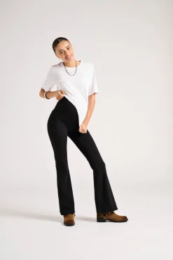 Hot OLMLOVELY Flared fit Leggings Dame Bukser