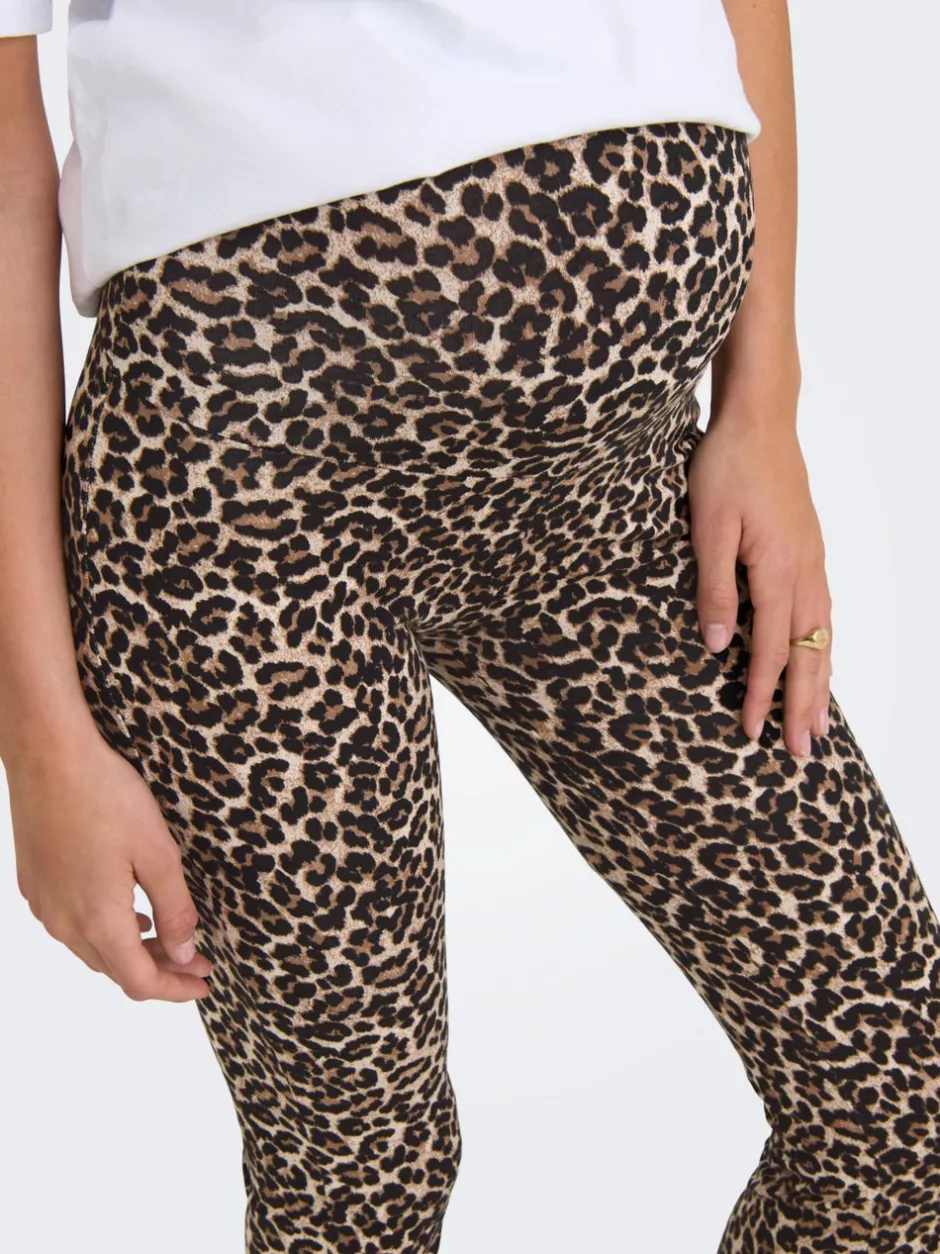 Hot OLMLOVELY Flared fit Leggings Dame Bukser