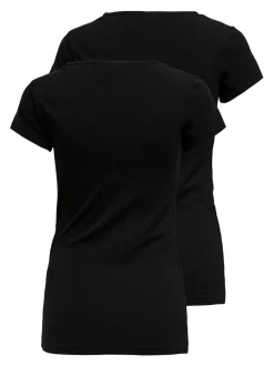 Clearance OLMLOVELY 2-pack T-shirt Dame Toppe