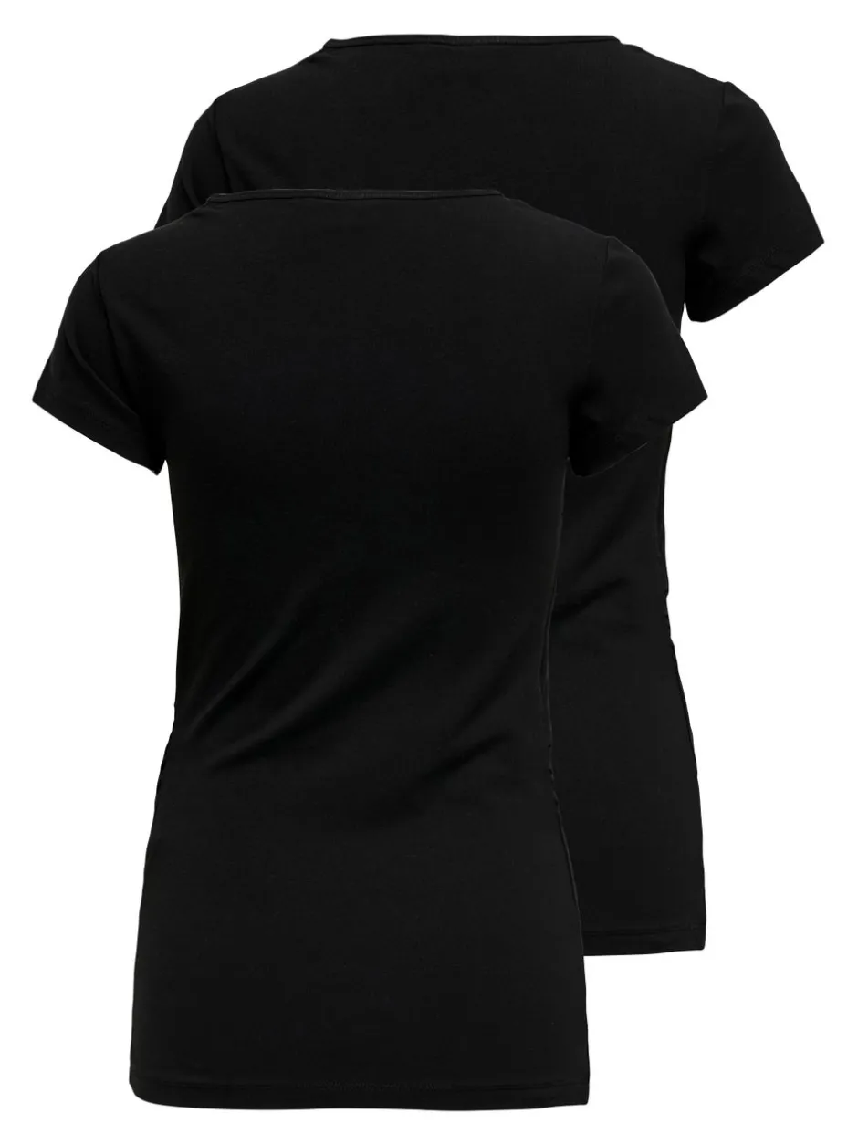 Clearance OLMLOVELY 2-pack T-shirt Dame Toppe