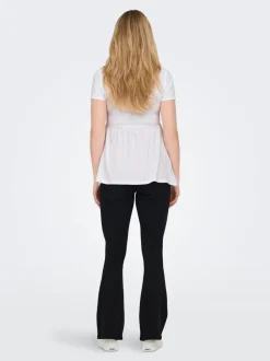 New OLMMALAYA Peplum-top Dame Toppe