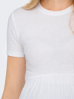 New OLMMALAYA Peplum-top Dame Toppe