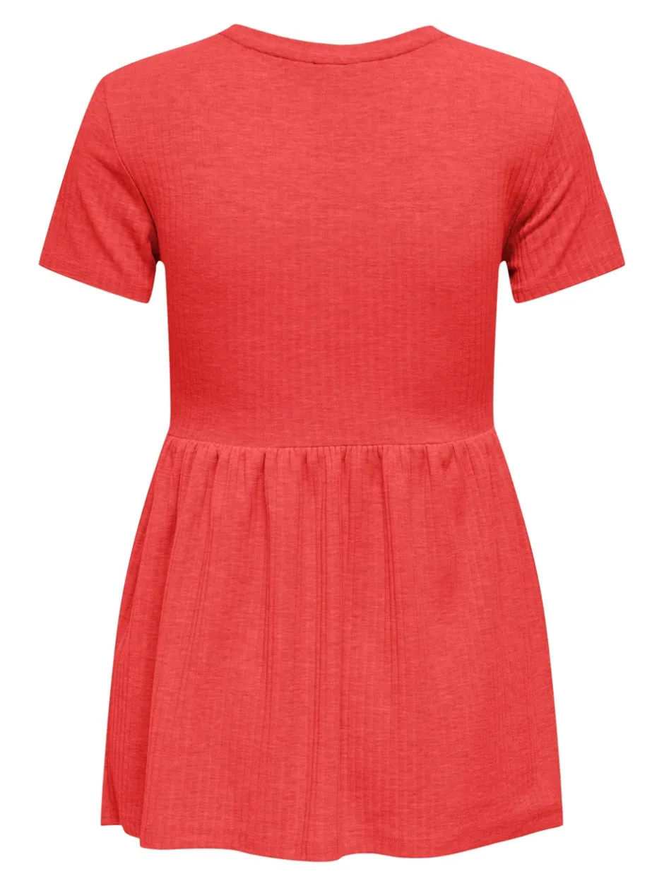 New OLMMALAYA Peplum-top Dame Toppe