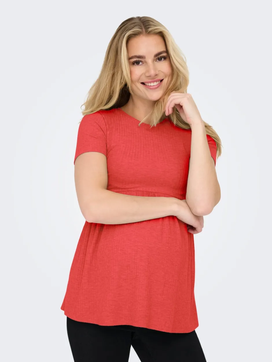 New OLMMALAYA Peplum-top Dame Toppe