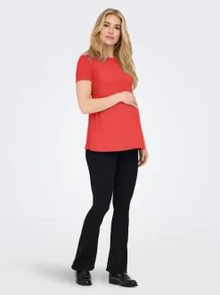 New OLMMALAYA Peplum-top Dame Toppe