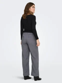 Best OLMPLEAT Straight tapered fit Bukser i wide fit Dame Bukser
