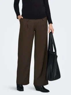 Hot OLMPLEAT Straight tapered fit Bukser i wide fit Dame Bukser