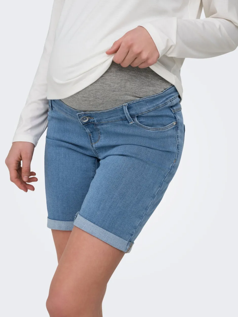 Outlet OLMRAIN Bodycon fit Denim-shorts Dame Shorts|Denimshorts