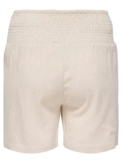 Hot OLMSIESTA Mellemhøj talje Regular fit Hør Shorts Dame Shorts & Nederdele