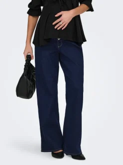 OLMSNOW Høj talje Wide leg fit Jeans Dame Jeans