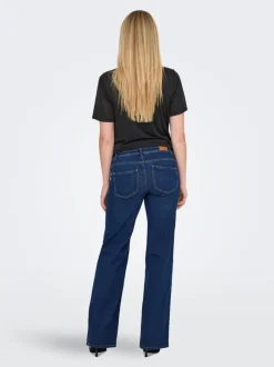Best OLMWAUW Mellemhøj talje Wide leg fit Jeans Dame Jeans