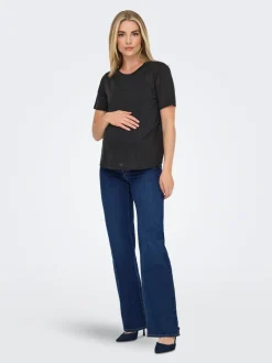 Best OLMWAUW Mellemhøj talje Wide leg fit Jeans Dame Jeans