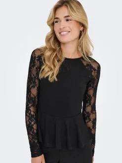 Online ONLAIMA Peplum-top Dame Toppe