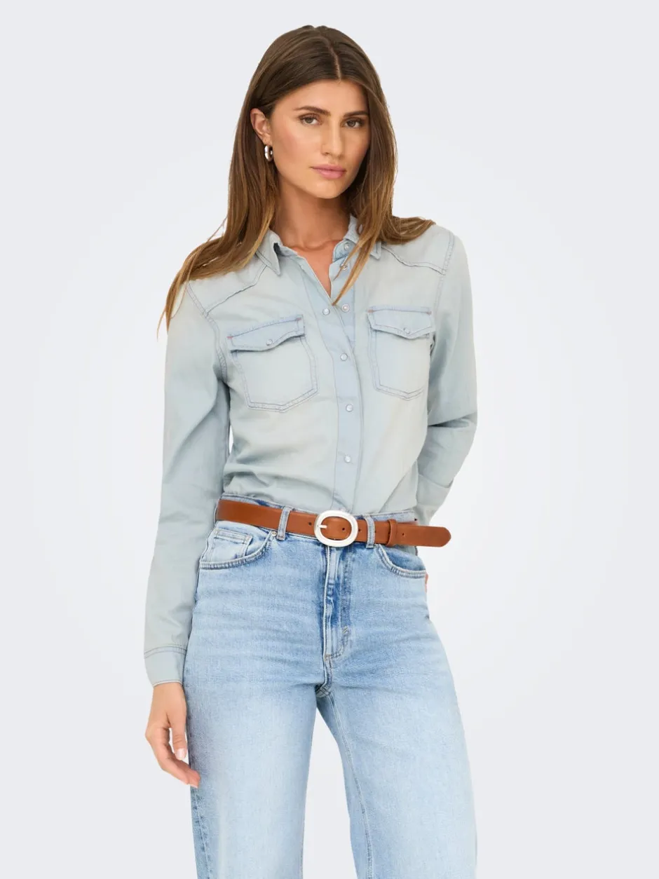 ONLALICE Denim-skjorte Dame Skjorter