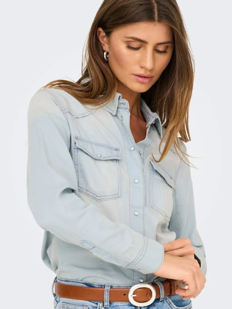 ONLALICE Denim-skjorte Dame Skjorter