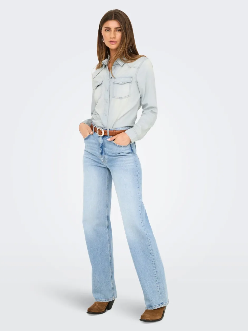 ONLALICE Denim-skjorte Dame Skjorter