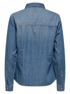 Hot ONLALICE Denim-skjorte Dame Skjorter
