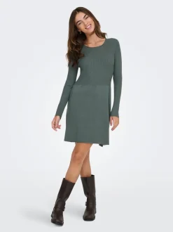 Discount ONLALMA Kort kjole Dame Strik & Cardigans|Kjoler