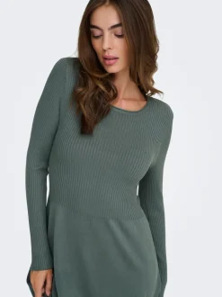 Discount ONLALMA Kort kjole Dame Strik & Cardigans|Kjoler