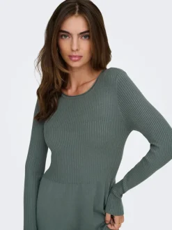 Discount ONLALMA Kort kjole Dame Strik & Cardigans|Kjoler
