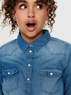 Sale ONLALWAYSROCK Denim-skjorte Dame Skjorter
