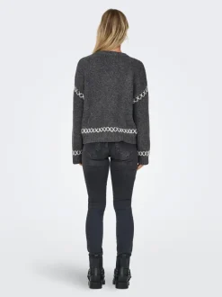 Clearance ONLAMANDA Striktrøje Dame Strik & Cardigans
