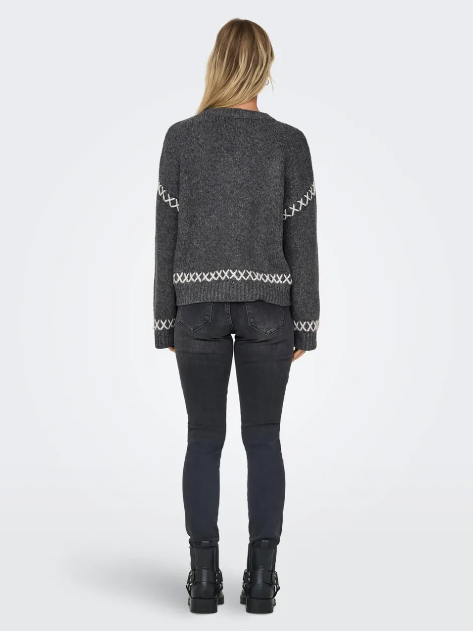 Clearance ONLAMANDA Striktrøje Dame Strik & Cardigans