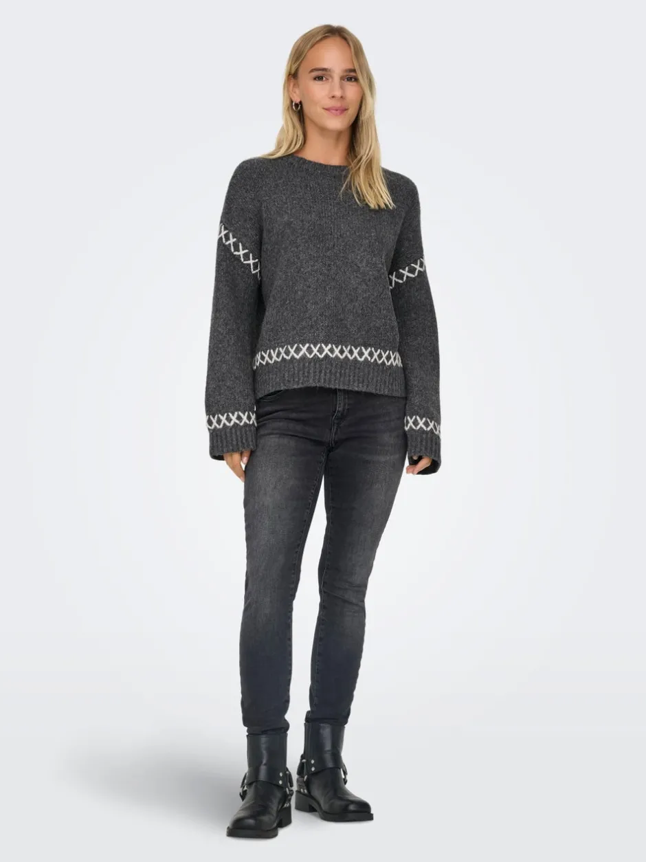 Clearance ONLAMANDA Striktrøje Dame Strik & Cardigans