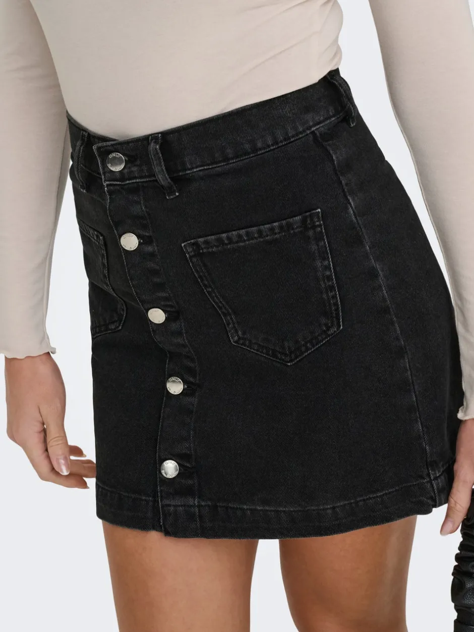 Sale ONLAMAZING Denim Denim-nederdel Kort nederdel Dame Nederdele|Denimnederdele
