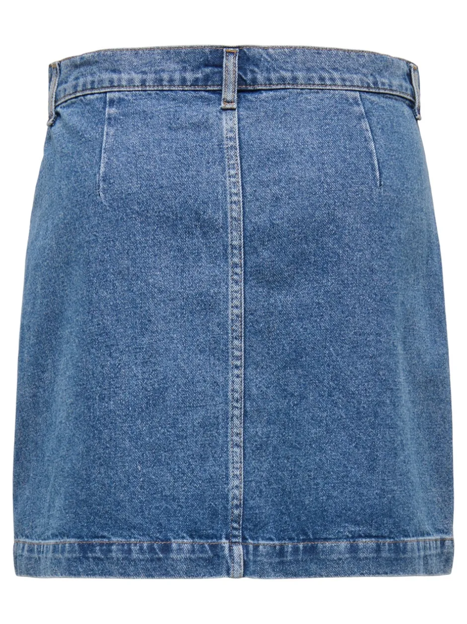 Online ONLAMAZING Denim Denim-nederdel Kort nederdel Dame Nederdele|Denimnederdele