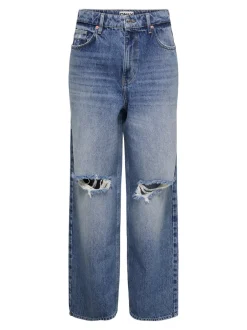 Best ONLAMBER Lav talje Baggy fit Jeans Dame Jeans|Jeans