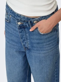 Discount ONLAMBER Lav talje Baggy fit Jeans Dame Jeans|Jeans