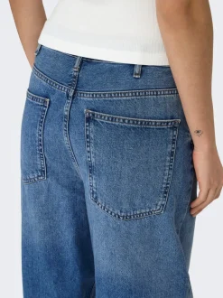 Discount ONLAMBER Lav talje Baggy fit Jeans Dame Jeans|Jeans