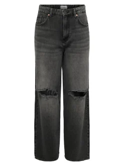 Best ONLAMBER Lav talje Baggy fit Jeans Dame Jeans|Jeans