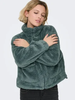 Online ONLANNA Teddy-jakke Dame Jakker Og Frakker