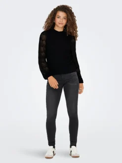 Online ONLANNELINA Striktrøje Dame Strik & Cardigans