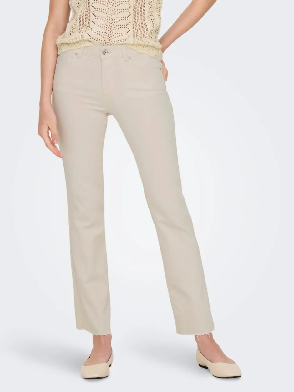 Best ONLANN-KENYA Mellemhøj talje Flared fit Jeans Dame Jeans|Jeans
