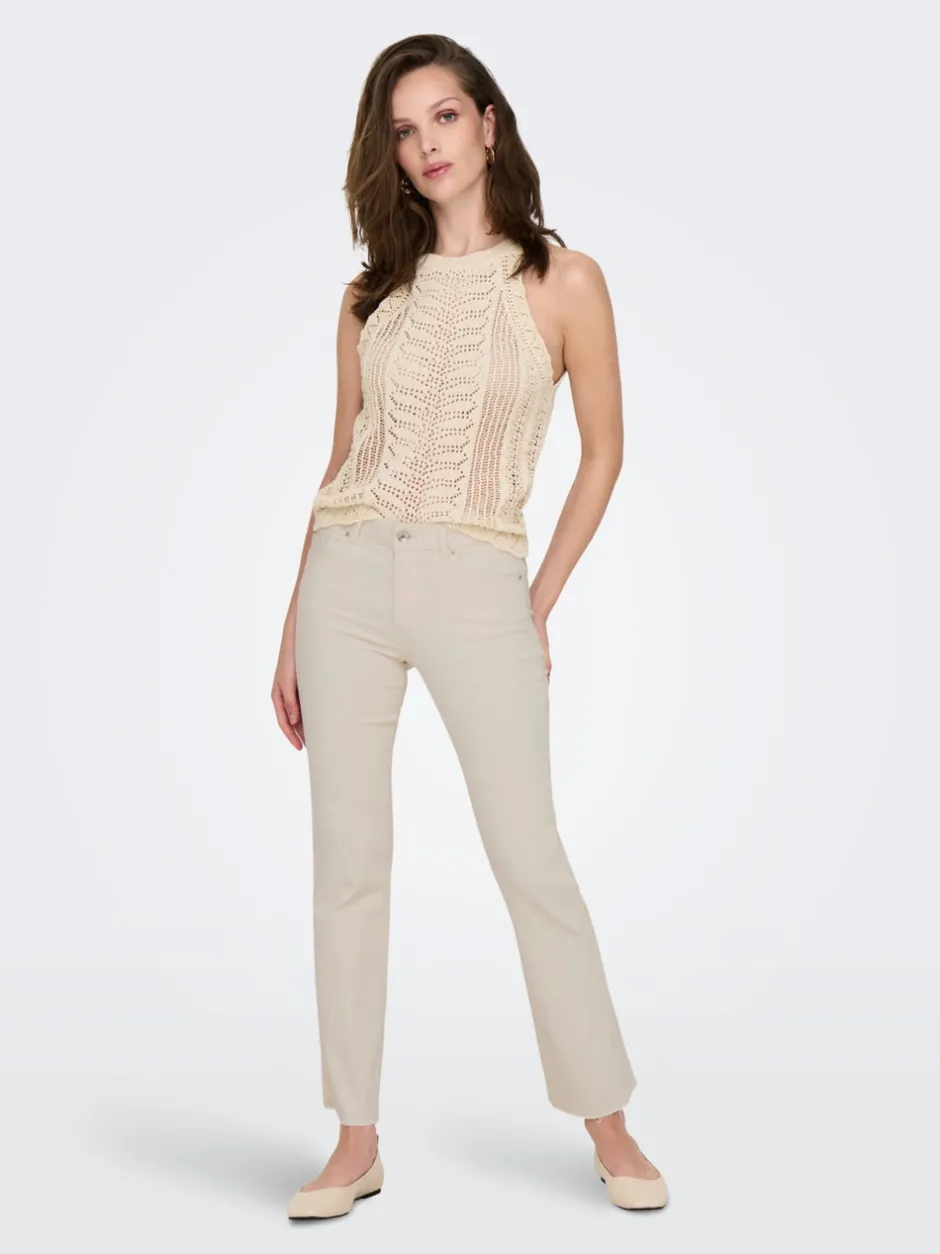 Best ONLANN-KENYA Mellemhøj talje Flared fit Jeans Dame Jeans|Jeans