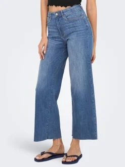 New ONLANN-MADISON Høj talje Cropped fit Jeans Dame Jeans|Jeans