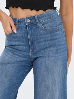New ONLANN-MADISON Høj talje Cropped fit Jeans Dame Jeans|Jeans