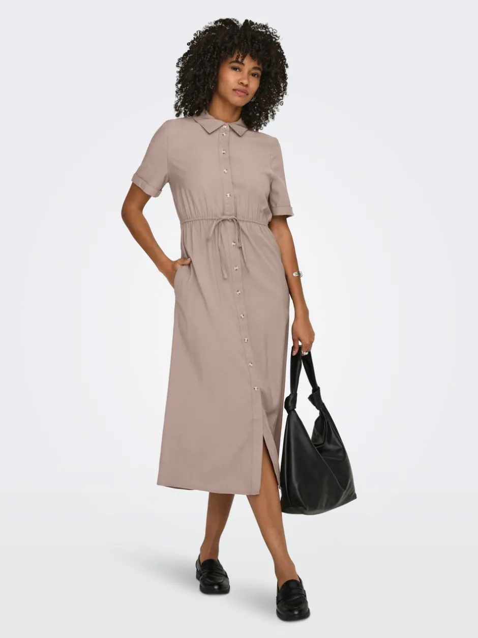 New ONLARIS Lang kjole Dame Kjoler