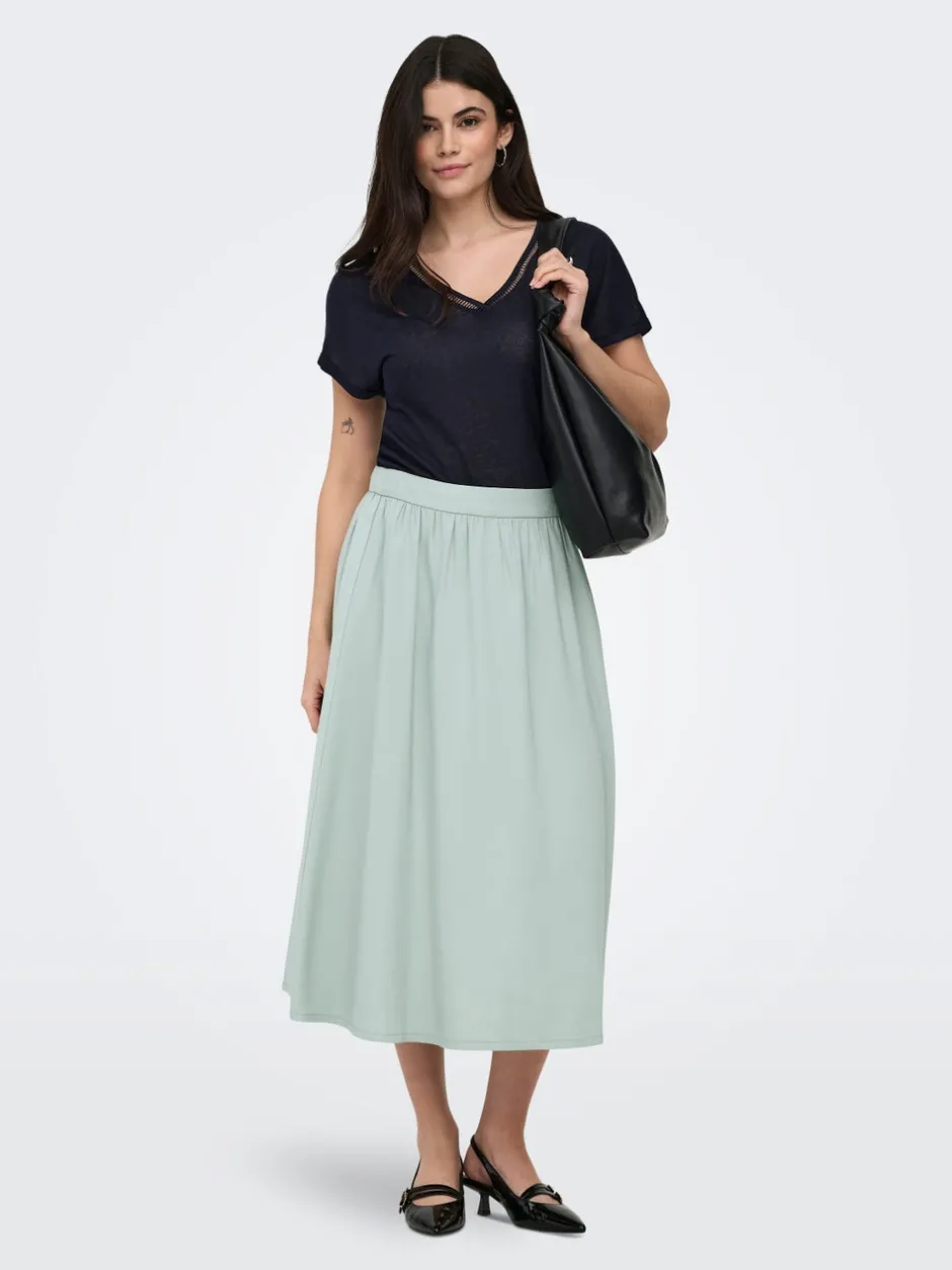 Clearance ONLARIS Nederdel Lang nederdel Dame Nederdele