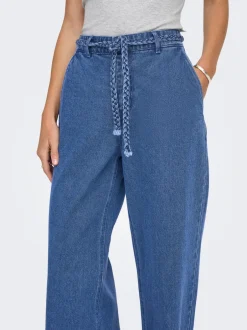 New ONLARLENE Høj talje Wide leg fit Jeans Dame Jeans|Jeans