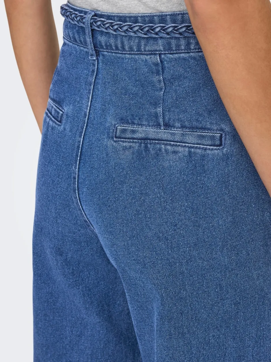 New ONLARLENE Høj talje Wide leg fit Jeans Dame Jeans|Jeans