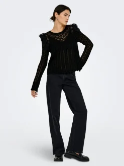 Hot ONLASHLEY Striktrøje Dame Strik & Cardigans