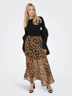 Sale ONLASTA Nederdel Lang nederdel Dame Nederdele