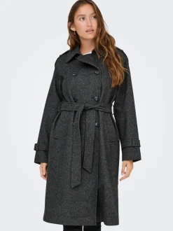 Discount ONLASTA Trenchcoat Dame Jakker Og Frakker