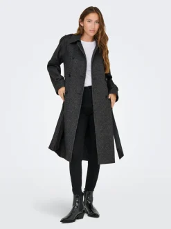 Discount ONLASTA Trenchcoat Dame Jakker Og Frakker
