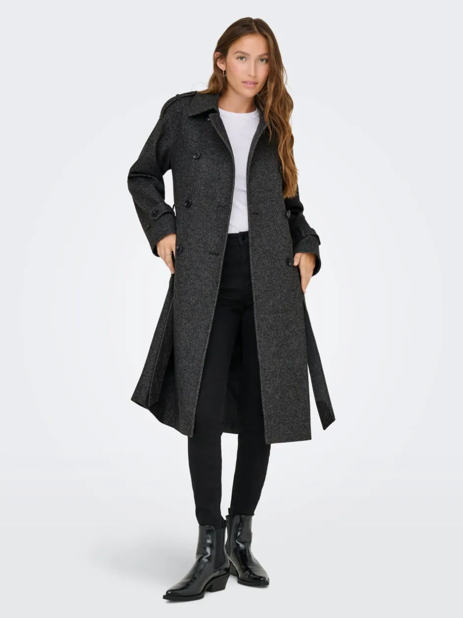 Discount ONLASTA Trenchcoat Dame Jakker Og Frakker
